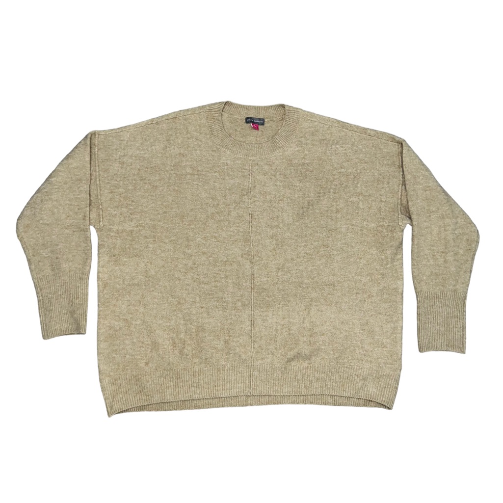 Vince Camuto Tan Pullover Sweatshirt Women’s Size Large